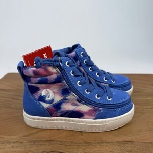 New Little Kids Billy Street High Blue Marble Casual Sneakers Shoes Size 9 C